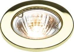 IP20 12V 50W max. L/V Downlights with Bridge - Brass