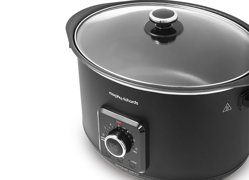 Morphy Richards Easy Time 6.5L Slow Cooker - Black