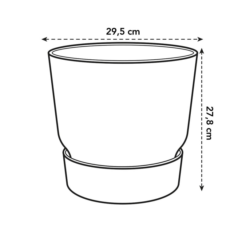 Greenville Round 30cm Pot - Brique