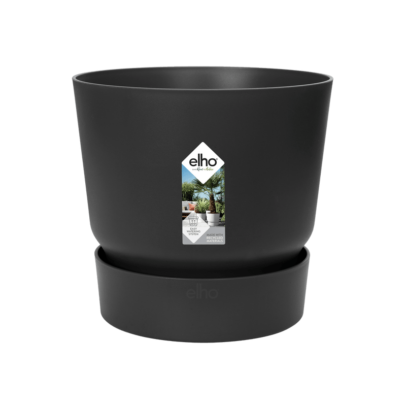 Greenville Round 40cm Pot - Black