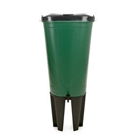 Rhino 100 Litre Water Butt, Green/Black