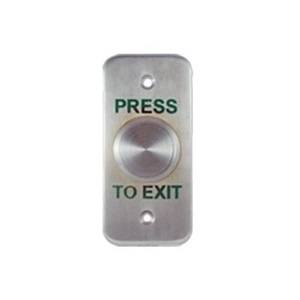 Emergency Stainless Steel Press To Exit Button - Architrave