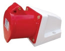 32A 3P+N+E 415V RED Angled Socket