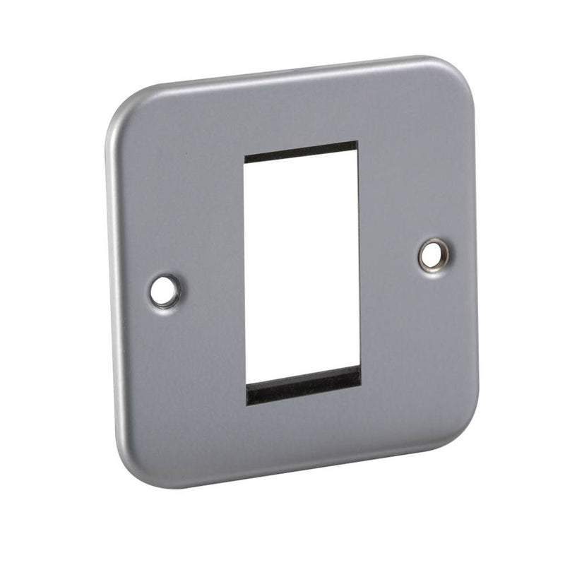 Metal Clad 1G Modular Faceplate