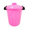 Small Bin with Clip on Lid 7L - Pink
