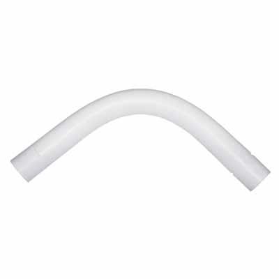 20mm PVC Conduit Sweep Bend - White