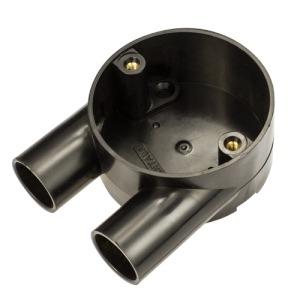 20mm PVC Conduit U Box - Black