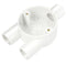 20mm PVC Conduit Y Box - White