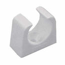 25mm Conduit Push-in Round Clip - White