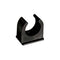 25mm Conduit Push-in Round Clip - Black