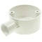 20mm PVC Conduit Terminal Box - White