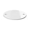 Round PVC Conduit Cover - White