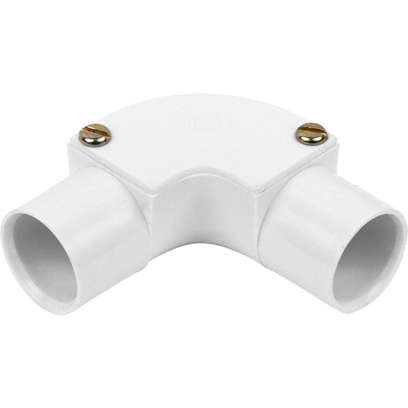 20mm PVC Conduit Inspection Elbow - White