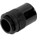 PVC-U Male Conduit Adaptor 20mm - Black