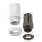 PVC-U Male Conduit Adaptor 20mm - Black