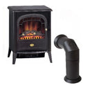 Club 2kW Optiflame Electric Stove with Stove Pipe Bundle