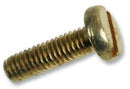 M4 10mm Brass Pan Head Screw - 10 Pack