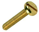 M4 16mm Brass Pan Head Screw - 10 Pack