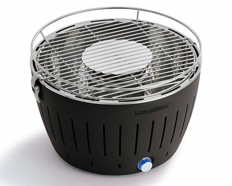 Standard Charcoal Barbecue With Fan Grill - Anthracite Grey
