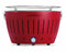 Standard Charcoal Barbecue With Fan Grill - Blazing Red