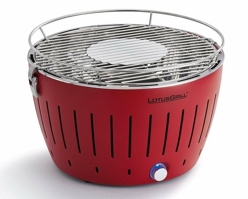Standard Charcoal Barbecue With Fan Grill - Blazing Red
