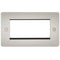 4G Modular Flat Plate Faceplate - Pearl