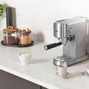 Morphy Richards Manual Compact Espresso Machine - Stainless Steel