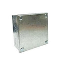 4" x 2" Square Galvanised Box with Knockouts