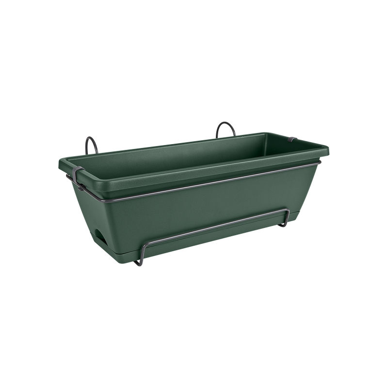 Barcelona Allin1 50cm Outdoor & Balcony Planter - Leaf Green