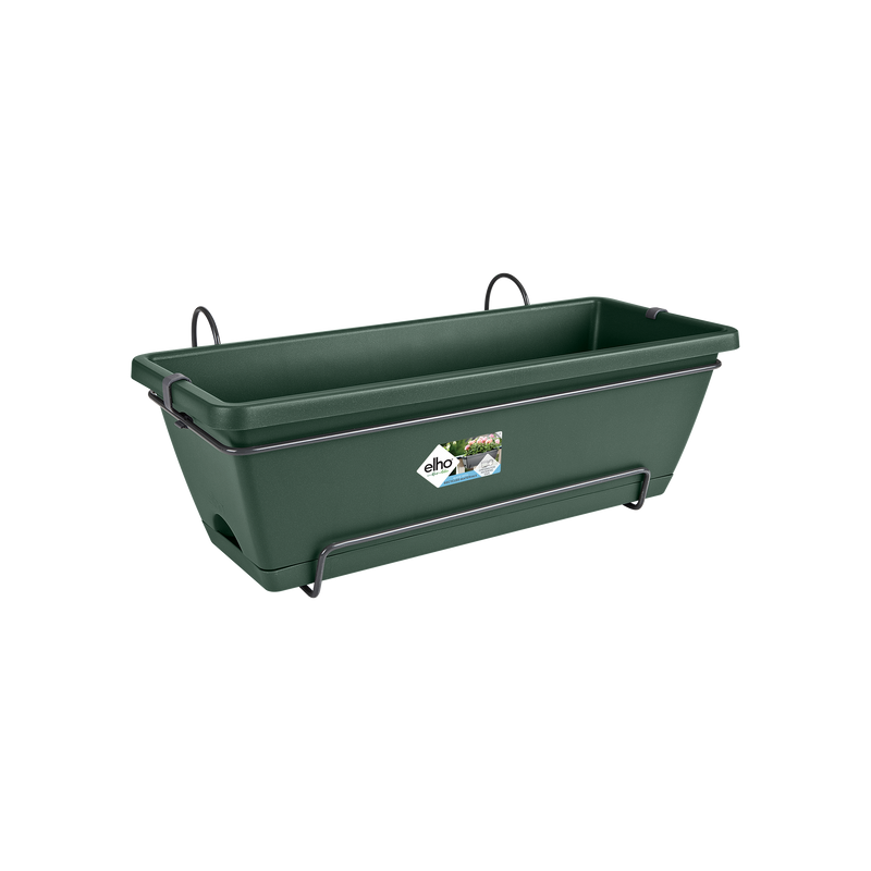 Elho Barcelona Allin1 50 - Planter - Leaf Green - Balconyoutdoor! - L 27.50 x W 49.50 x H 18.50 cm