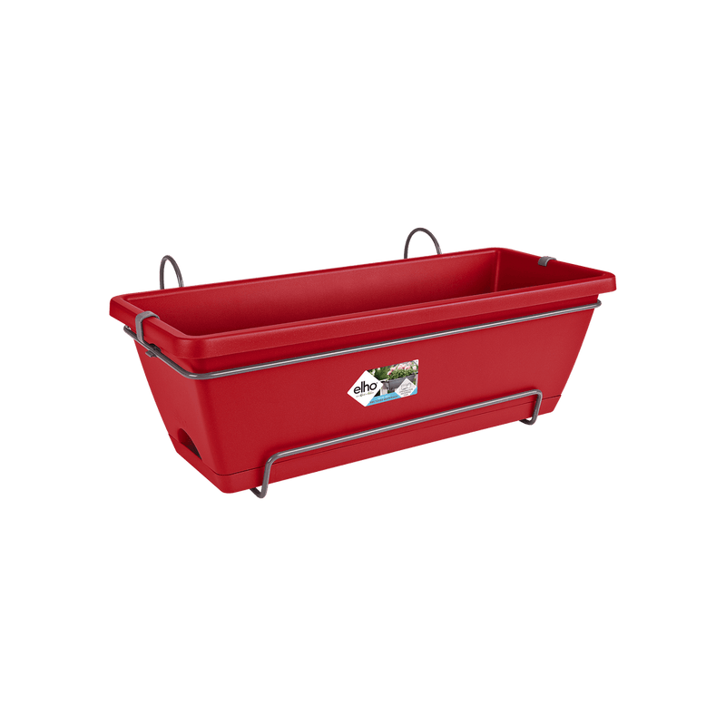 Barcelona Allin1 50cm Balcony Pot - Cranberry Red