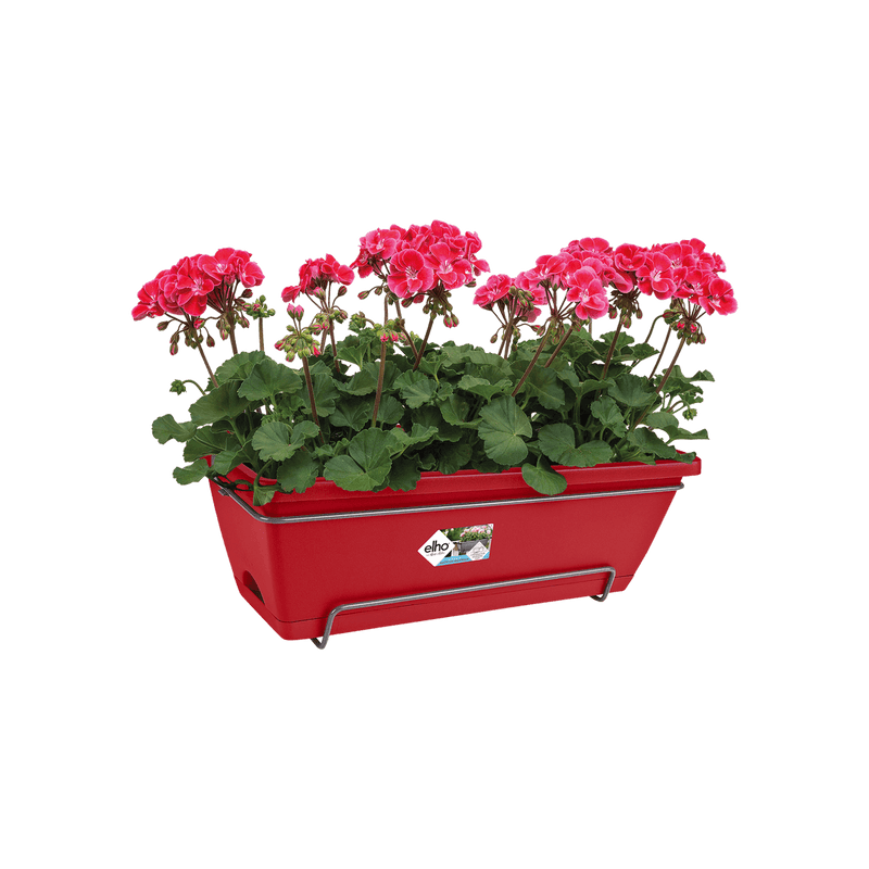 Barcelona Allin1 50cm Balcony Pot - Cranberry Red