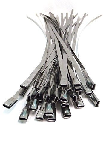 360 x 4.6mm Stainless Steel Cable Tie - 20 Piece