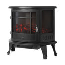 1.8kW Log Effect Stove with Flame Adjustment and Temperature Control