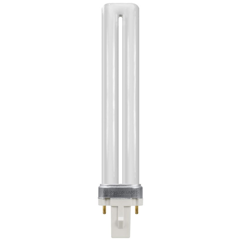 Crompton CFL Single Turn S Type 9W 4000K G23 2 Pin