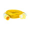 32A Yellow Male - 32A Yellow Female, 14m 2.5 Yellow Lead