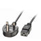 2m IEC C19 - Black Plug