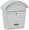 Sterling Classic 2 Galvanised Steel Wall Mounted Postbox, Matt White