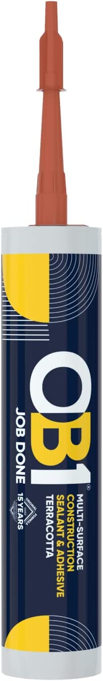 OB1 290ml Multi-Surface Construction Sealant & Adhesive, Terracotta