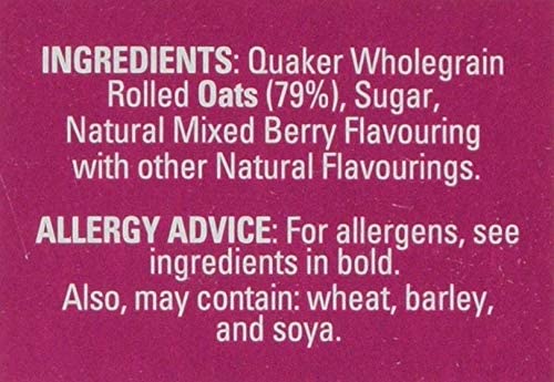 Quaker Oat So Simple Strawberry and Raspberry Porridge, 10 Sachets