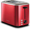 Morphy Richards Equip 2 Slice Toaster, Red