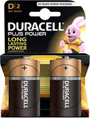 Duracell Plus Power D Battery, 2 Pack