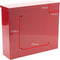 Sterling Elegance Galvanised Steel Wall Mounted Postbox, Red