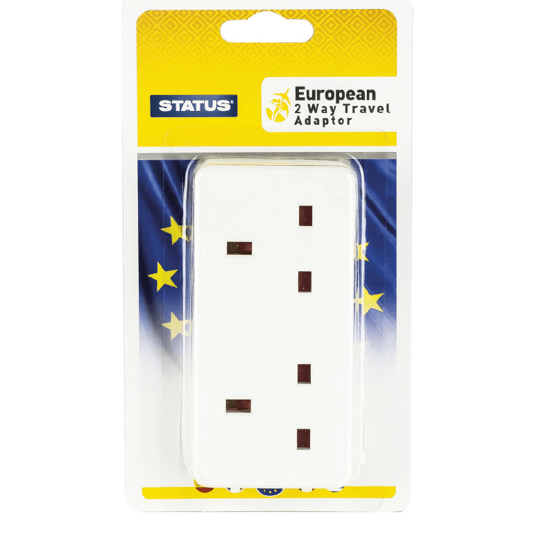 2 Way UK to EU Travel Adaptor