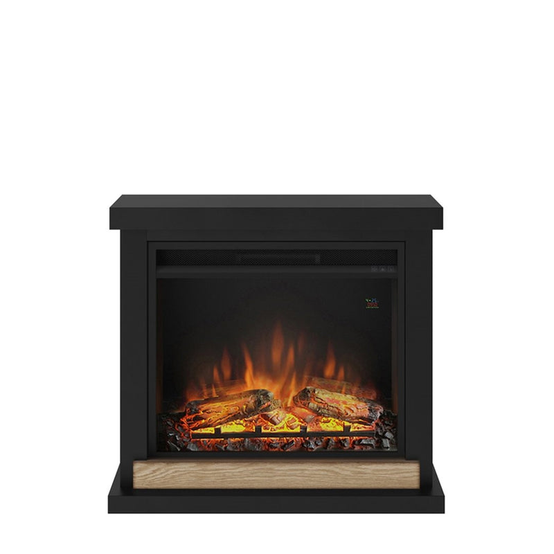 Hagen Electric Fireplace, Deep Black, UK Plug