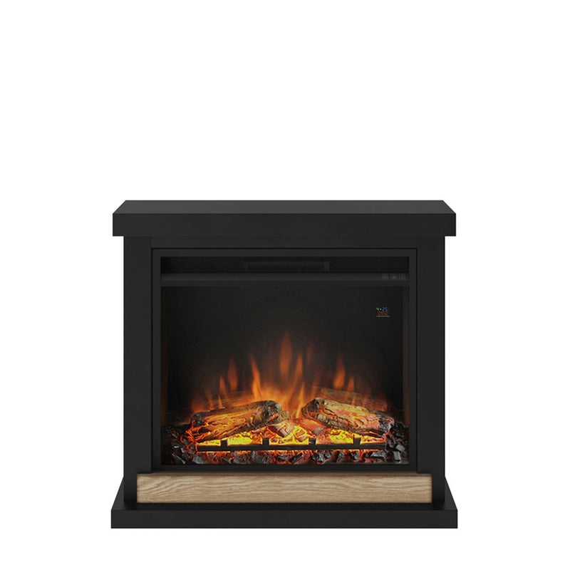 Hagen Electric Fireplace, Deep Black, Mantel Only