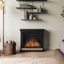 Tagu Hagen Fireplace, Deep Black Suite with UK Plug