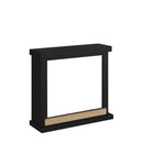 Tagu Hagen Fireplace, Deep Black Suite with UK Plug