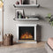 Hagen Electric Fireplace, Pure White, UK Plug