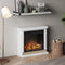 Hagen Electric Fireplace, Pure White, EU Plug